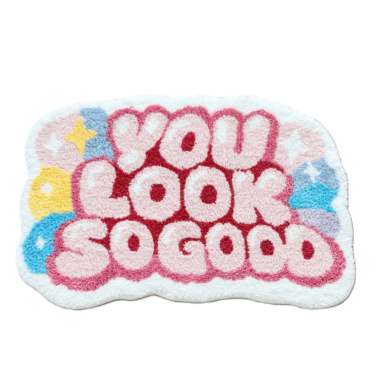 Home Goods Bathroom Vanity - 귀여운 버블 레터 YOU LOOK SO