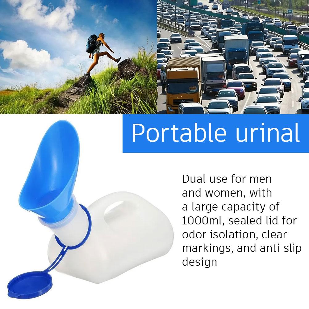 Home Bathroom Urinal - 1000ML 휴대용 소변기 병 남녀공용 여행