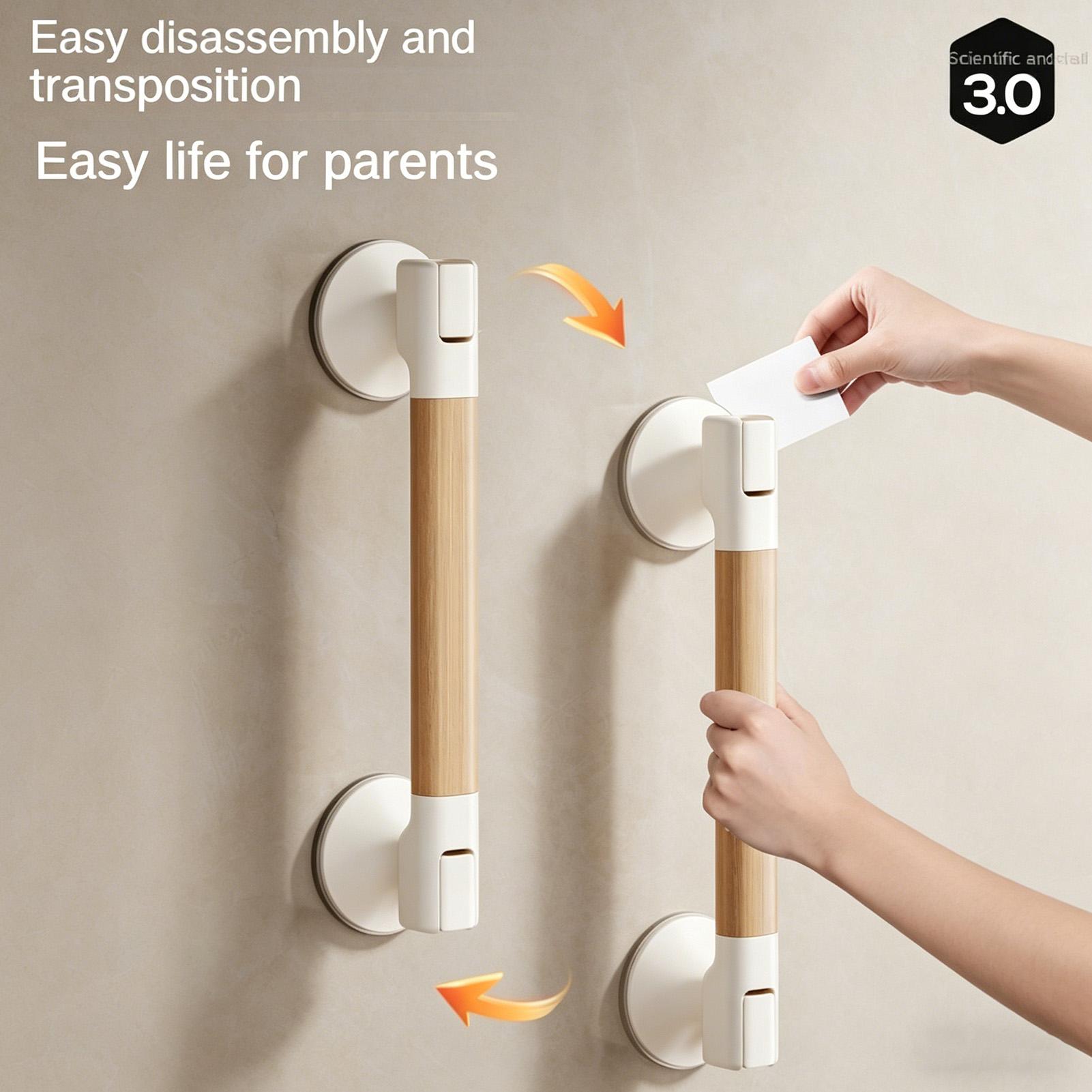 Home Bathroom Grab Bar - 샤워 흡착컵 손잡이 목욕 보조 손잡이