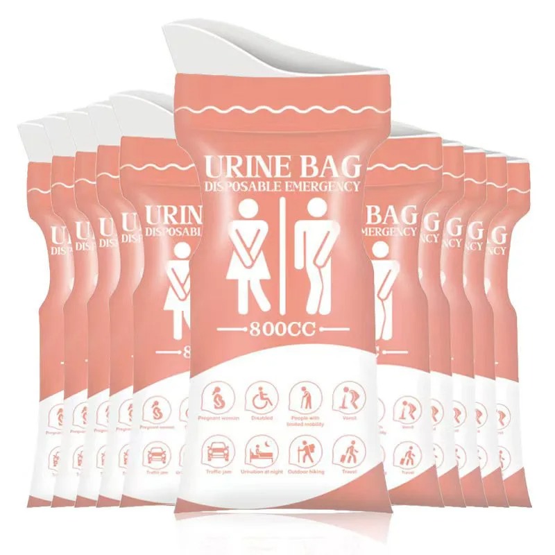 Home Bathroom Urinal - 800ML 일회용 야외 응급 소변기 가방