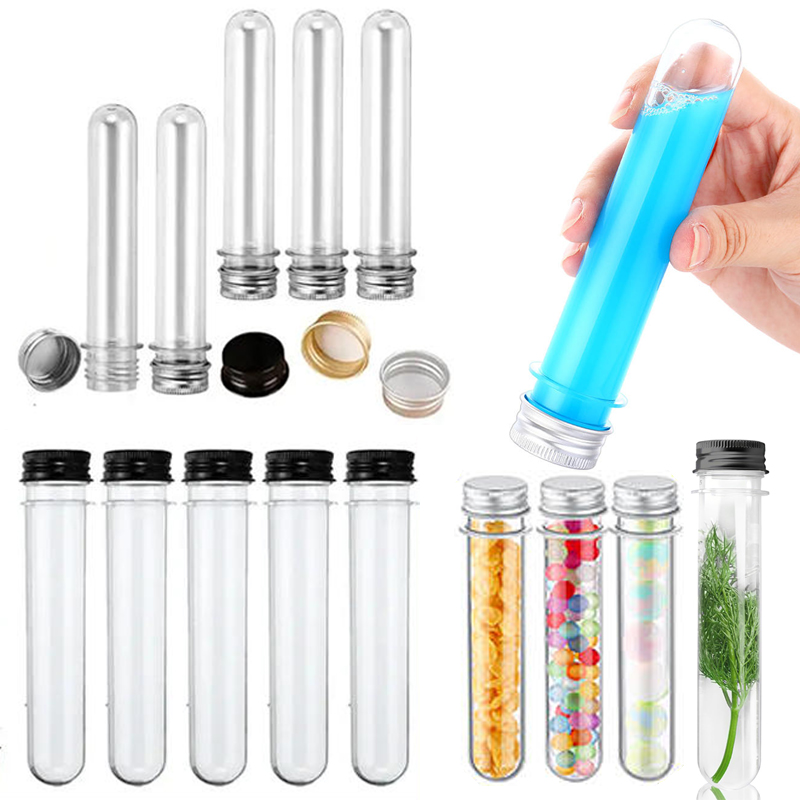 Bath Salts Jar - 5/10Pcs 30ml-100ml 투명 플라스틱 테스트 튜브
