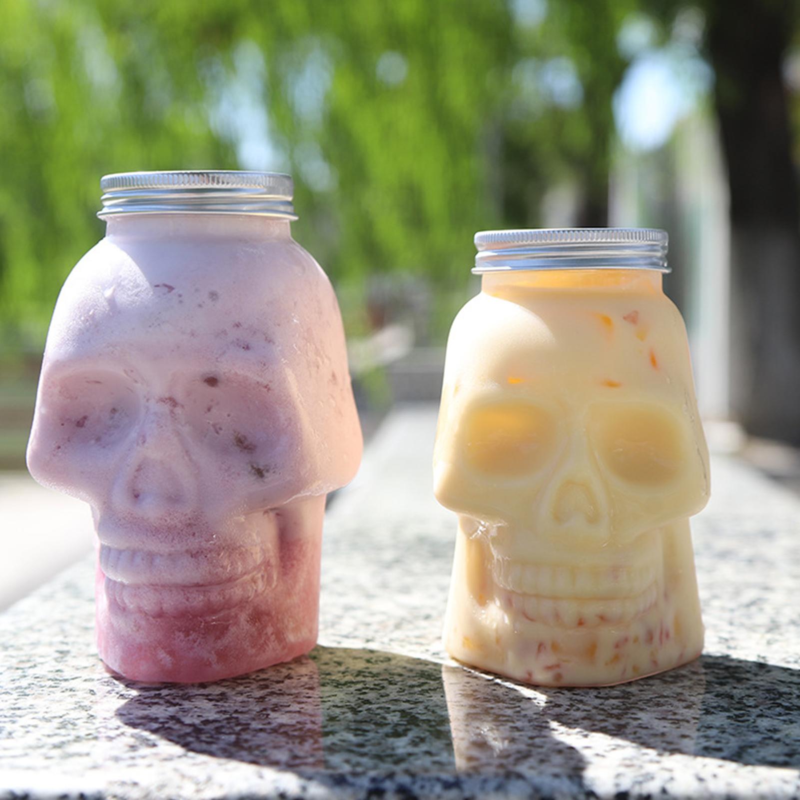 해골 모양 항아리 500ml/800ml 재사용 가능한  - Bath Salts Jar 리뷰 및 가격