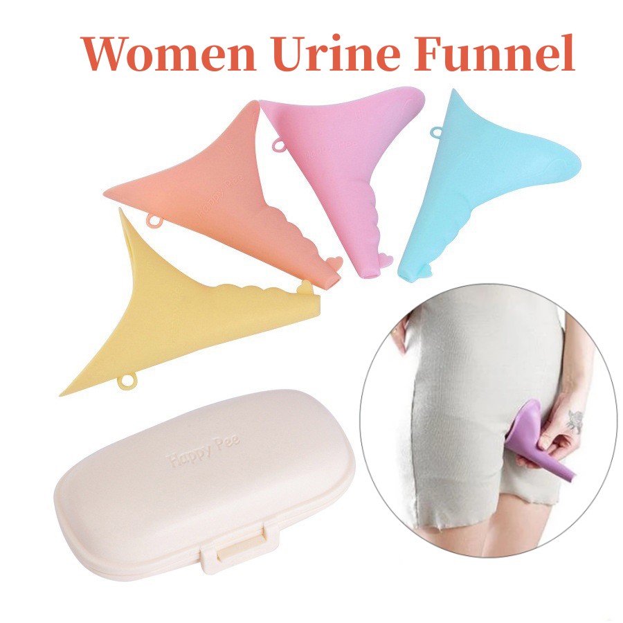 여성용 실리콘 소변 변기 깔때기 스탠드 업 소변 장치, - Home Bathroom Urinal 리뷰 및 가격