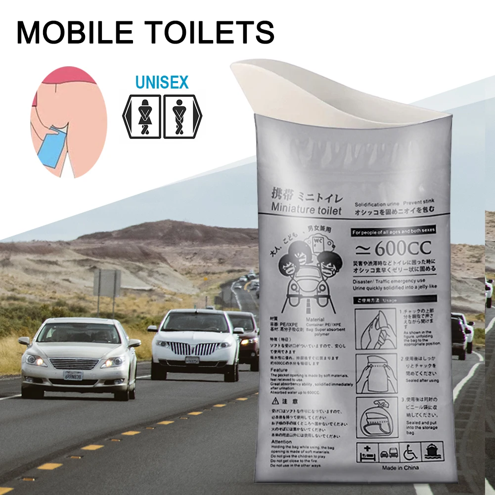 휴대용 야외 비상 소변 가방, 일회용 여행 변기 소변  - Home Bathroom Urinal 리뷰 및 가격