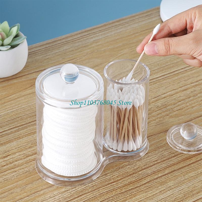 R53F 기능성 명확한 아크릴 화장품 면봉 홀더 보안  - Bath Salts Jar 리뷰 및 가격
