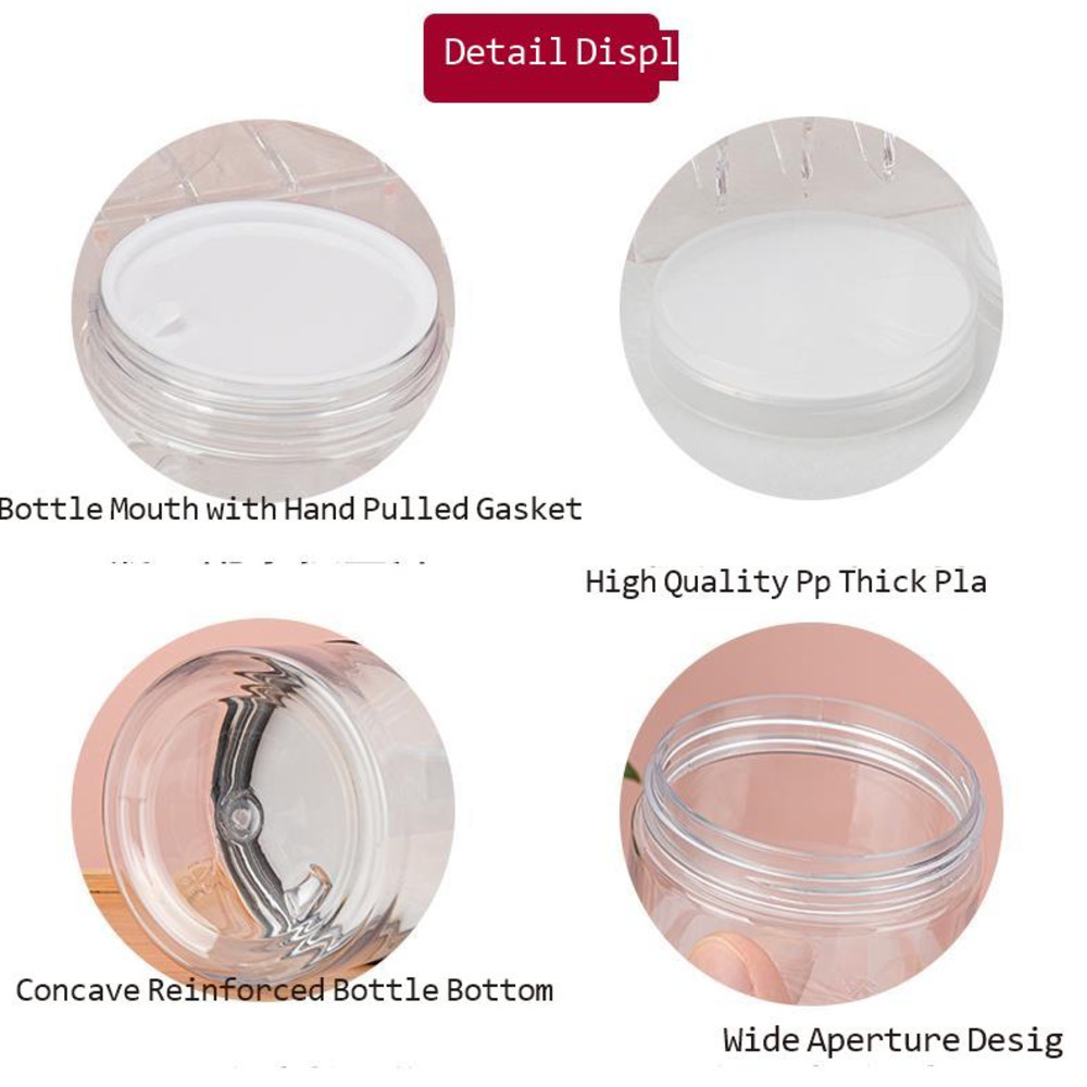 PET 플라스틱 목욕 소금 젤 젤리 스크럽 화장품, 3 - Bath Salts Jar 리뷰 및 가격